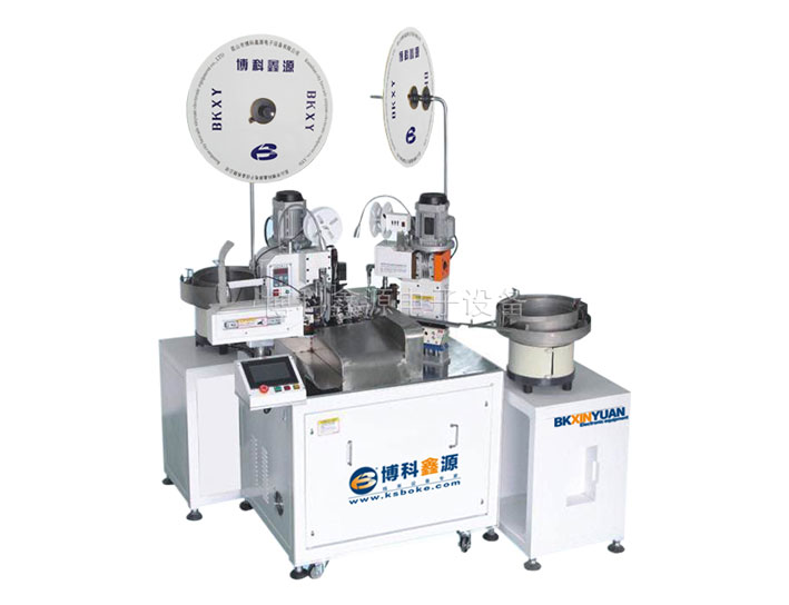 BK-17全自動(dòng)雙頭穿護套端子機